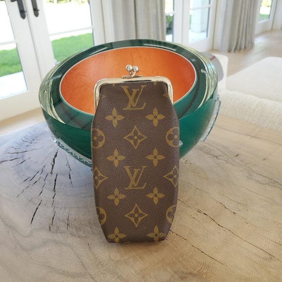 Louis Vuitton Vintage Kiss-lock Eyeglass Case - Picture 1 of 6